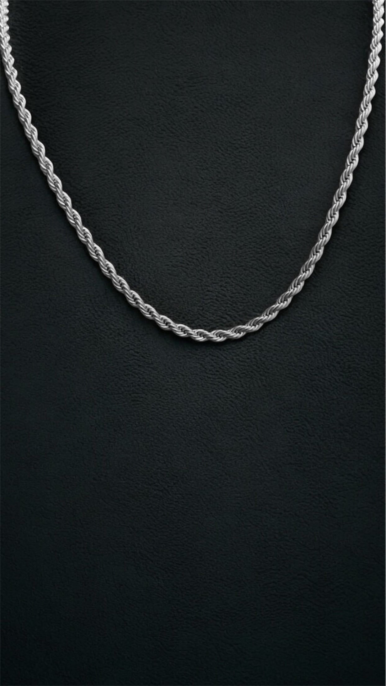 Twisted rope chain
