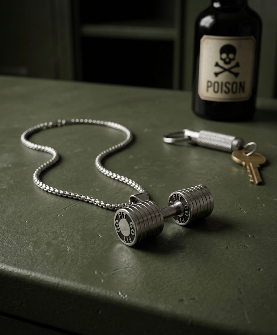Dumbell Necklace