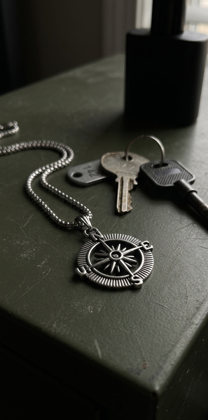 Compass necklace