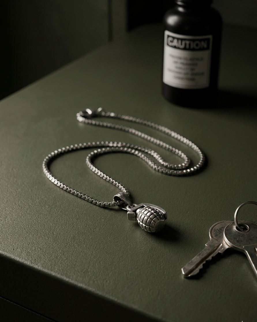 Grenade Necklace