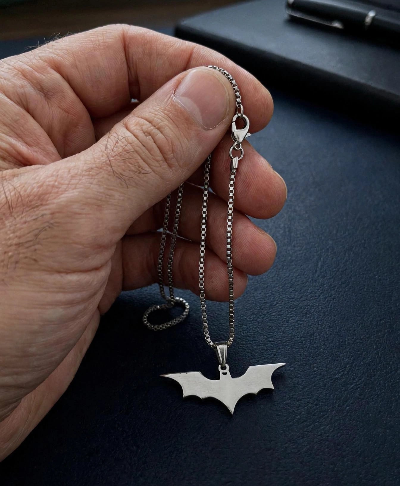 Bat-man Necklace