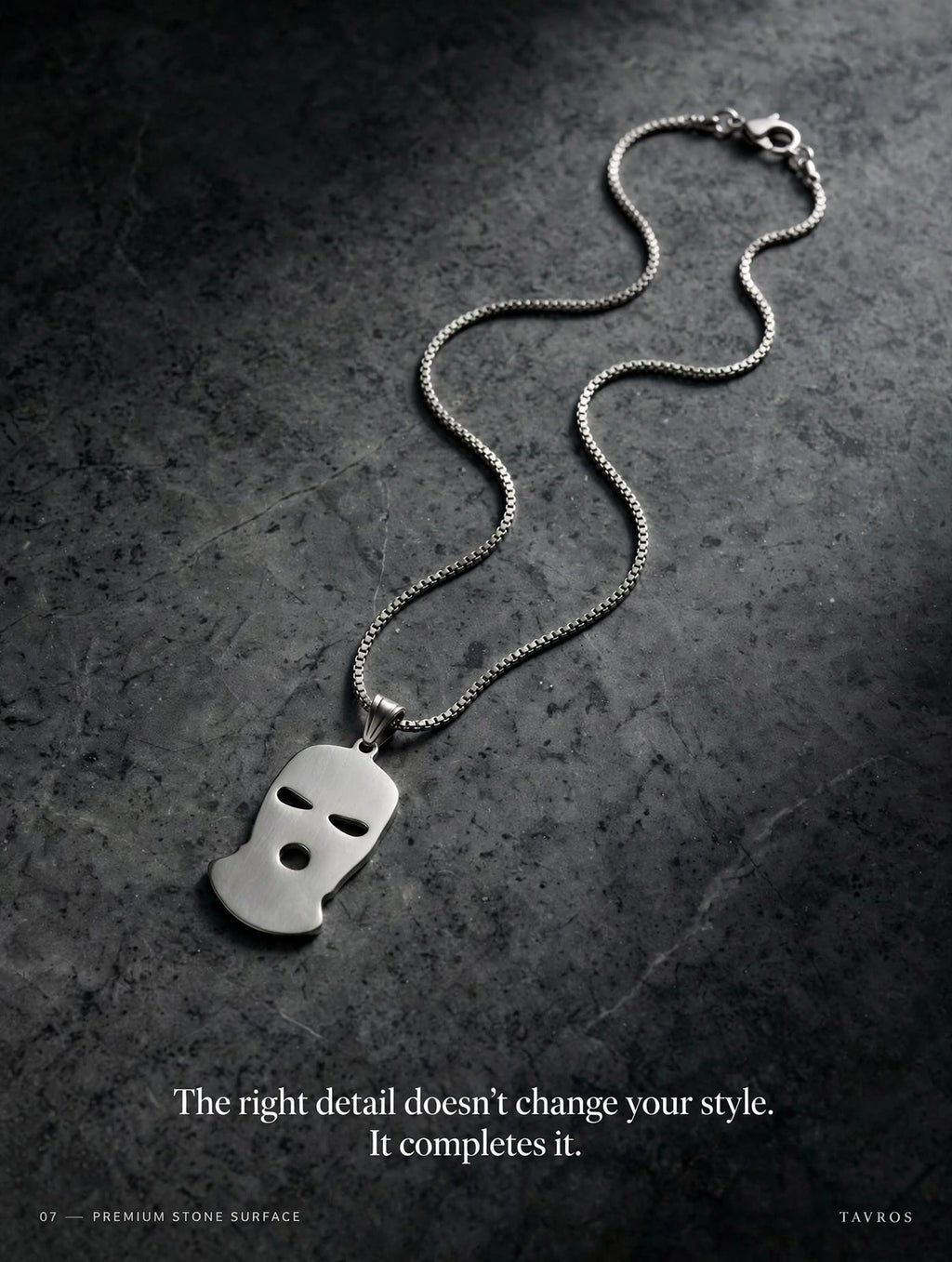 M A S K Necklace